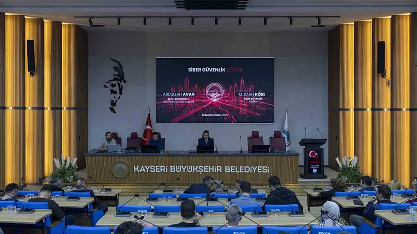 Büyükşehir personeline 'Siber güvenlik ve farkındalık eğitimi'
