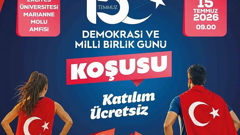 Büyükşehirden 15 Temmuz Demokrasi ve Milli Birlik Günü'ne anlamlı koşu
