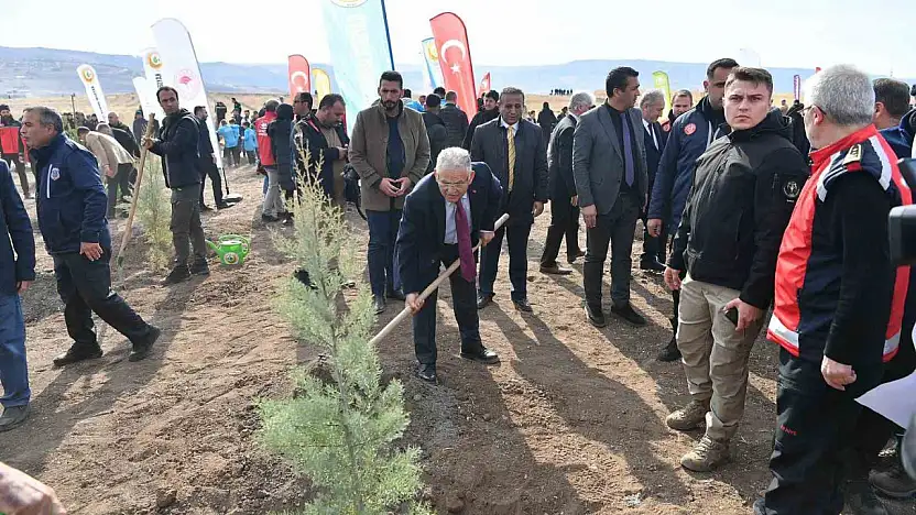 Büyükşehirden 6 yılda 750 bin fidan ile Kayseri'ye 'yeşil' katkı