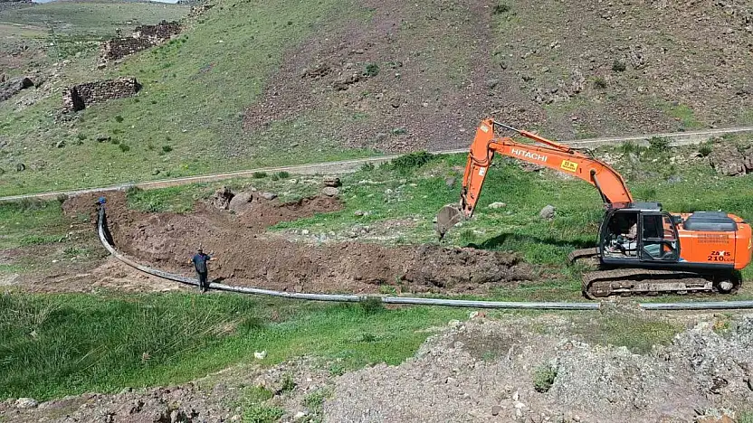 Büyükşehirden 9 milyon TL'lik kapalı sulama sistemi ile tarımsal üretime can suyu