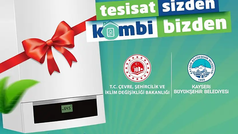Büyükşehirin 'Tesisat Sizden, Kombi Bizden' projesi başvuruları devam ediyor