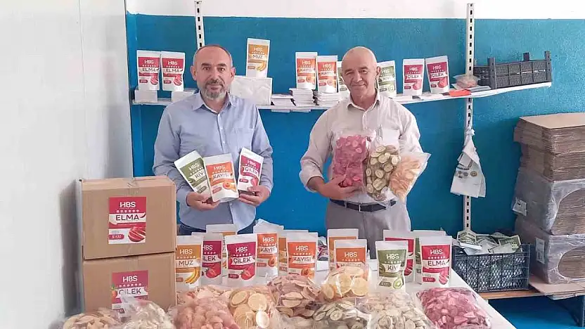 Develi'de kurutulan meyveler yıl boyu tüketiliyor