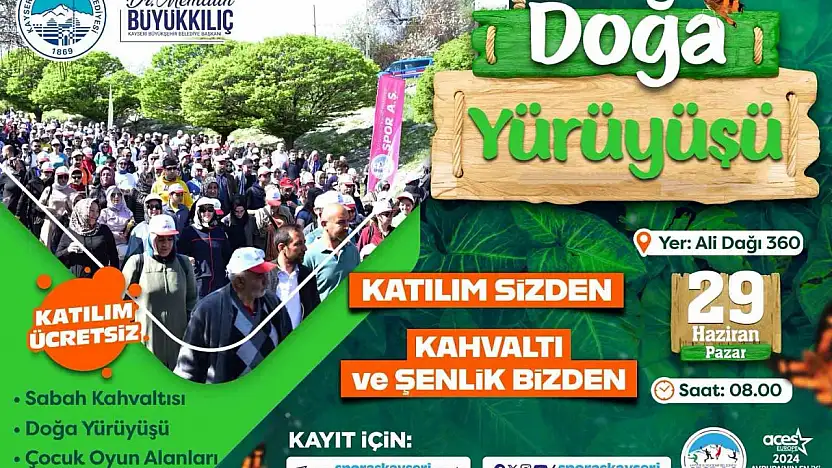Doğa yürüyüşüne davet