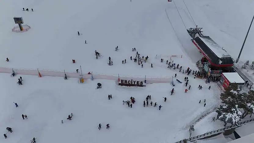 Erciyes'e ziyaretçi akını