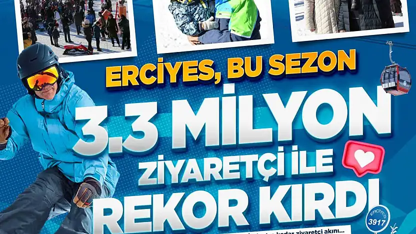 Erciyes, tarihin en uzun sezonunu yaşadı