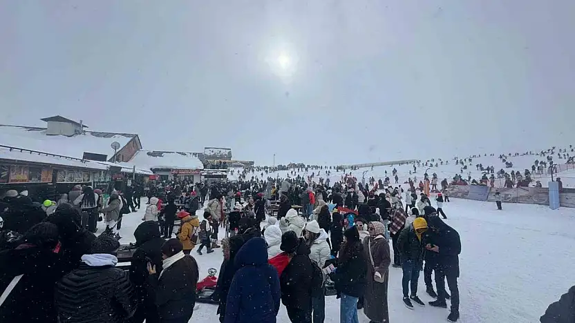 Erciyes'te sömestirin ilk gününde yoğunluk