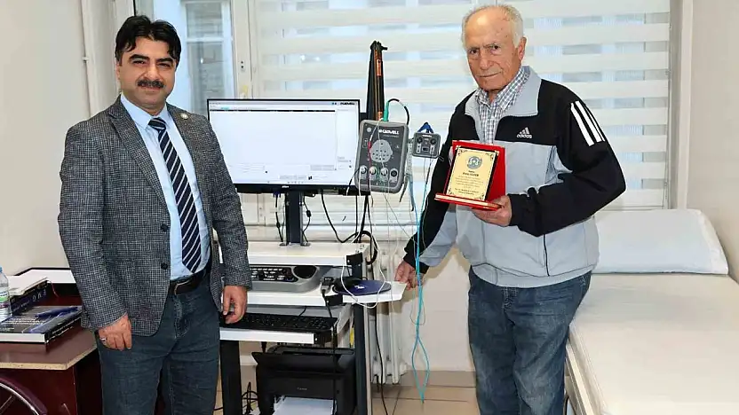 ERÜ Hastanelerine, hayırsever tarafından EMG cihazı bağışlandı