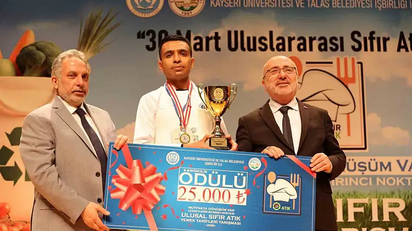 Genç şef adayları ödüllerini aldı
