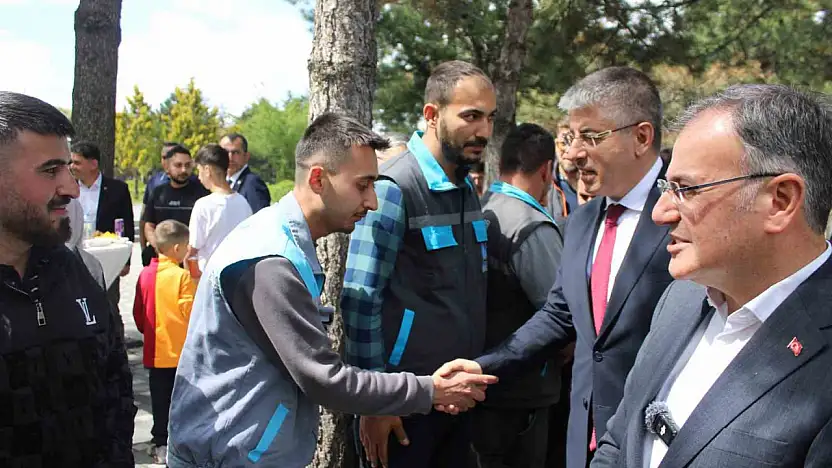 Hacılar'da bayramlaşma programı düzenlendi