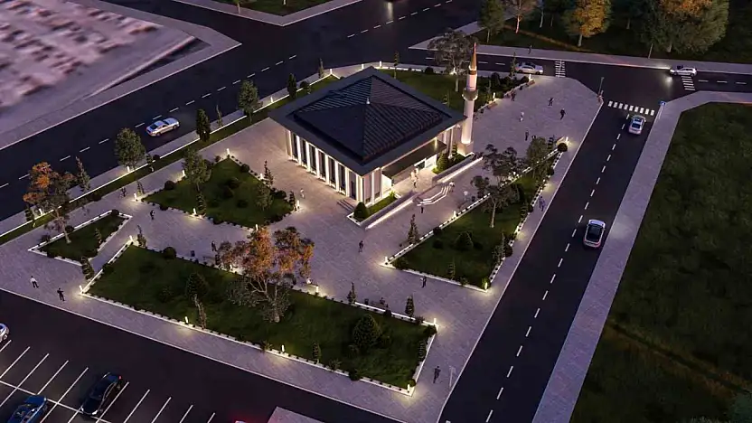 Hüseyin Özal Cami yaz sonunda ibadete açılacak