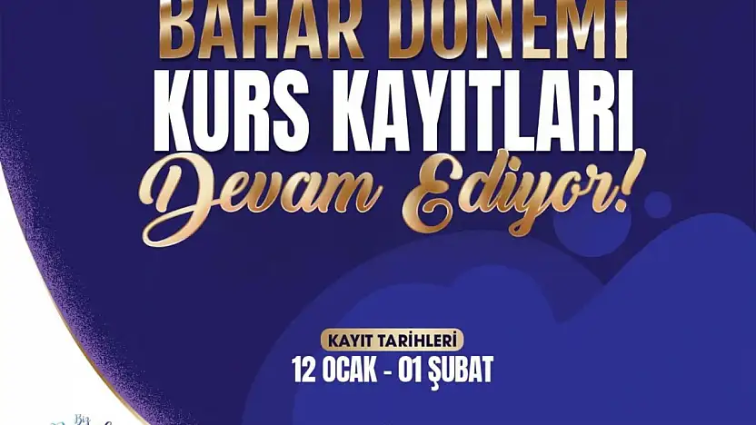 KAYMEK Sanat ve Mesleki Eğitim Bahar Dönemi Kurs kayıtları sürüyor