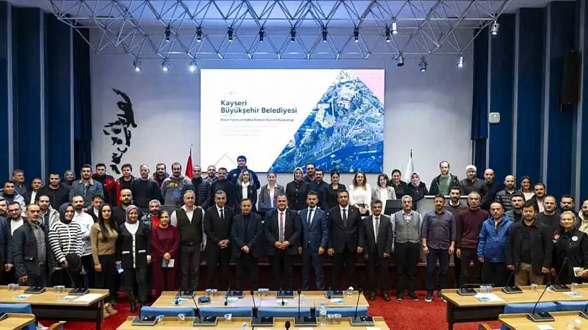 Kayseri Büyükşehir'den 2025'te 24 farklı personel eğitimi ve 153 üniversite öğrencisine staj imkânı