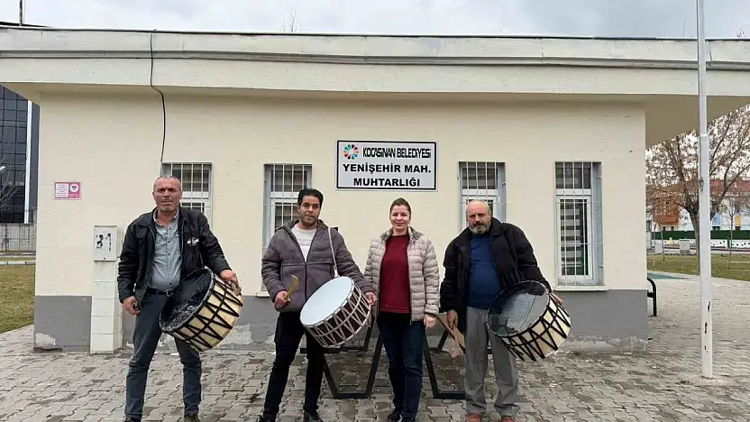 Kayseri'de davulcular Ramazan'a hazır