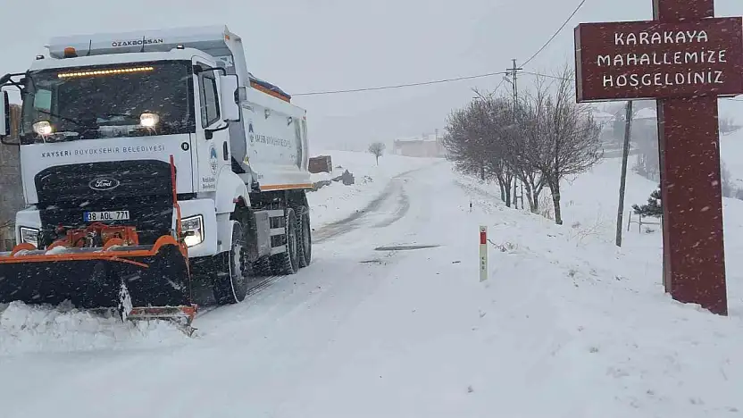 Kayseri'de ulaşıma kapalı yol yok