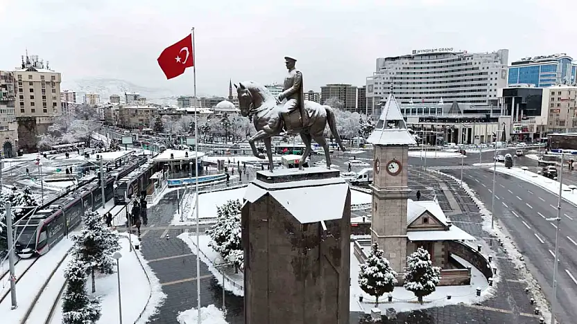 Kayseri'nin en soğuk yeri Tomarza oldu