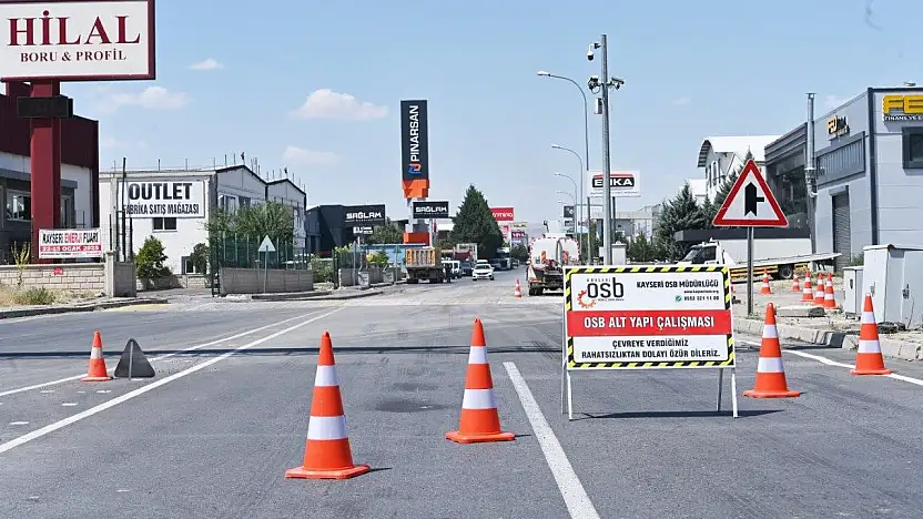 Kayseri OSB'de 2025 asfalt sezonu açıldı