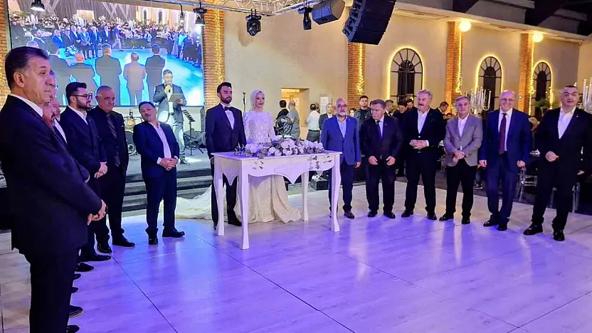 Kayseri protokolü, Ejder ve Dağ ailelerinin mutlu gününde buluştu