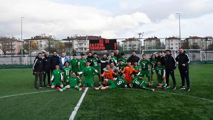 Kayseri U18 Ligi Play-Off: Kayseri Şekerspor: 2 - Kalespor: 0