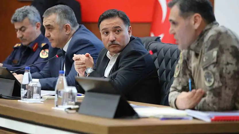 Kent Güvenlik Danışma Kurulu Vali Çiçek başkanlığında toplandı