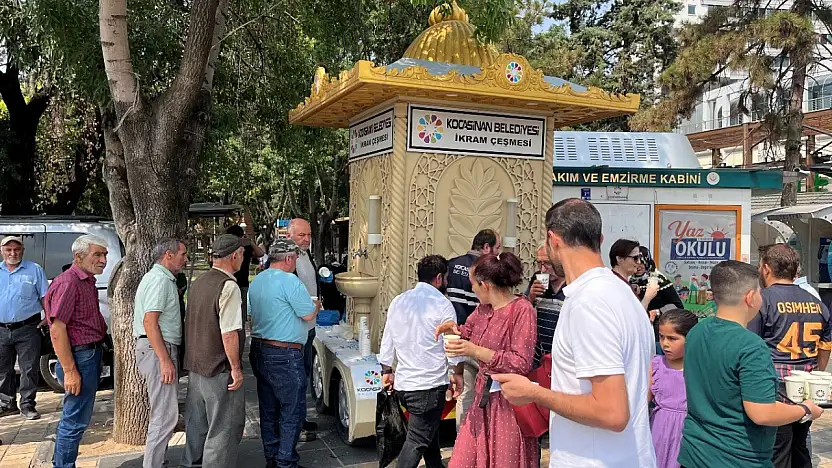 Kocasinan'dan sıcak havalarda buz gibi limonata ikramı