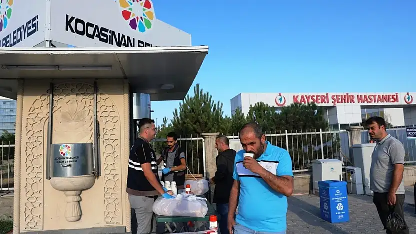Kocasinan'ın ikram çeşmesi gönüllere dokunuyor