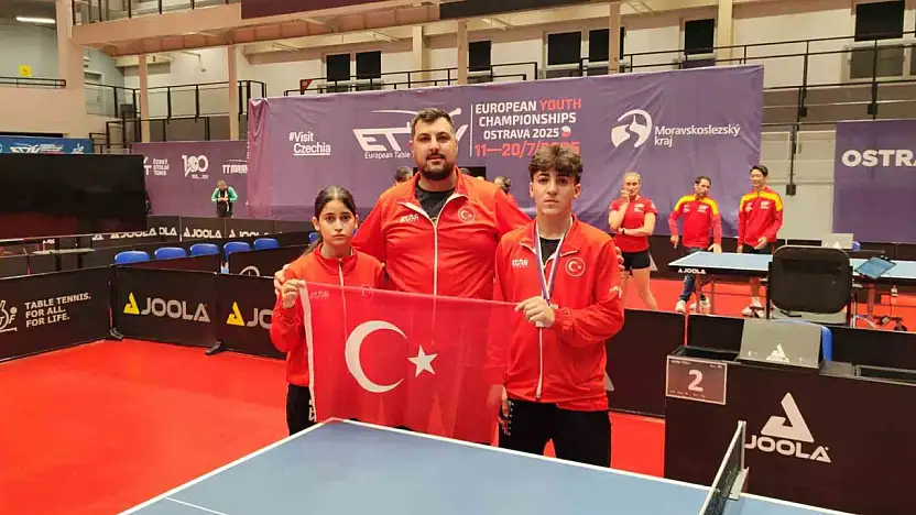 Kocasinan'ın milli sporcusu Kenan Eren Kahraman, Avrupa ikincisi oldu