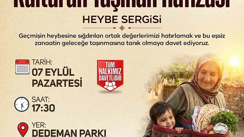 Kültürün taşınan hafızası: Heybe Sergisi, Sanat Melikgazi'de kapılarını açıyor