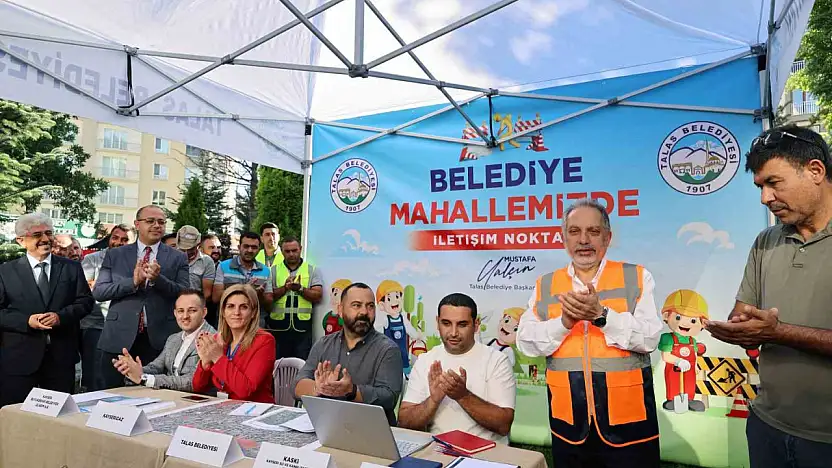 Mahalle Mahalle Talas'ta hizmet yolculuğu tamamlandı