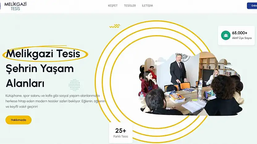 Melikgazi'de tüm sosyal tesisler tek bir dijital platformda toplandı