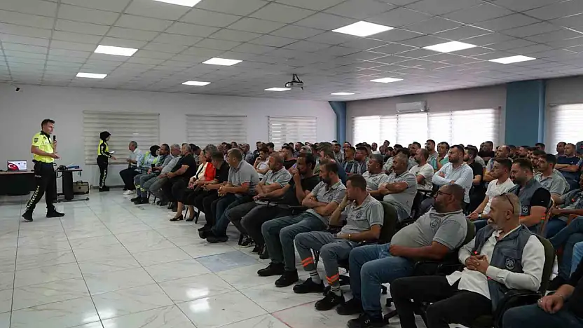 Melikgazi'den saha çalışanlarına trafik eğitimi