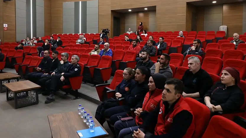 Melikgazi personeli yangınlara karşı bilgilendirildi