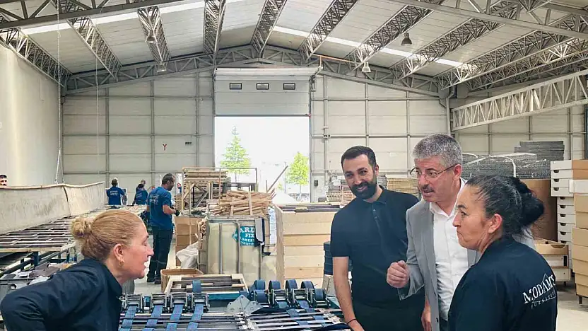 Milletvekili Çopuroğlu fabrika ziyaretleriyle programlarına başladı
