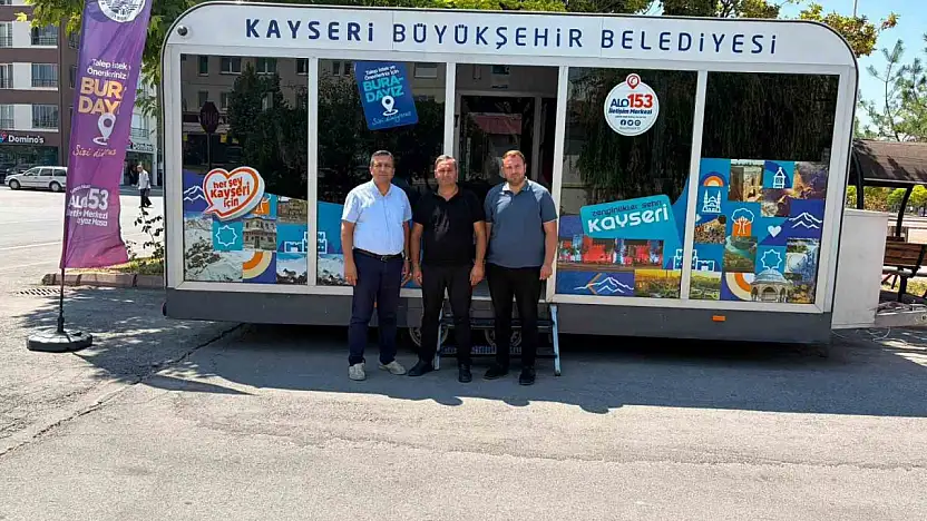 Mobil Beyaz Masa vatandaşın taleplerini dinliyor