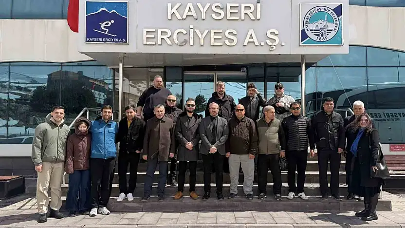 Rusya ve Türkistan'dan gelen iş insanlarına Erciyes tanıtıldı