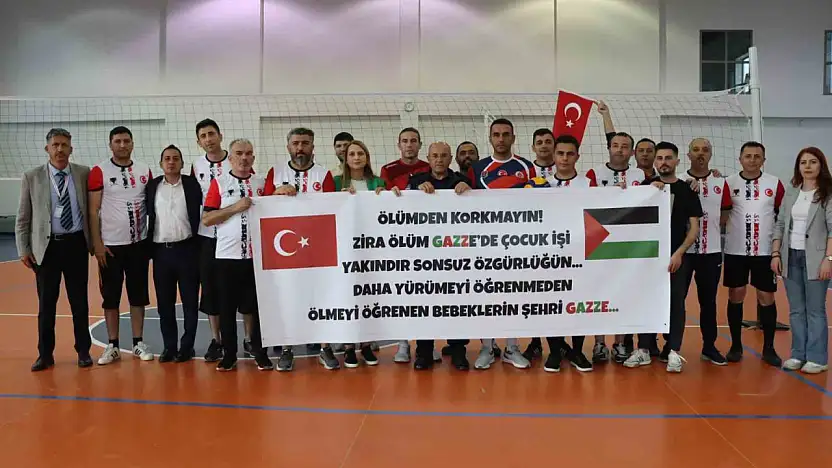 Sağlıkçılardan 'Filistin' hassasiyeti
