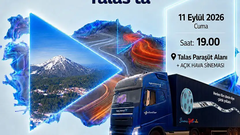 Sinema Tırı bu kez Talas'ta