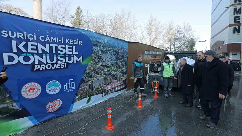 Suriçi Camikebir Kentsel Dönüşüm Projesi'ndeki çalışmalar yerinde incelendi