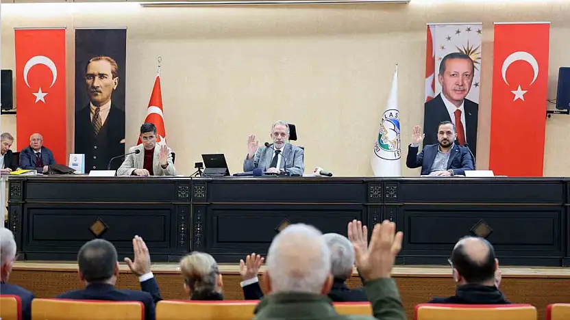 Talas Belediye Meclisi'nde oy birliği, yatırımda kararlılık