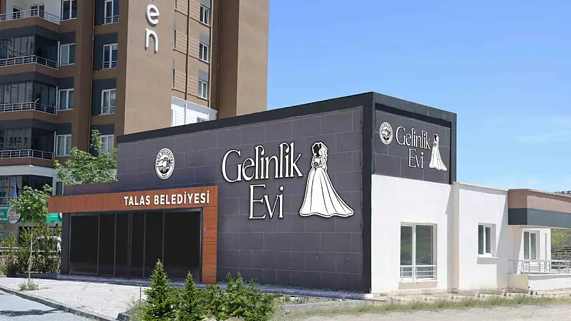 Talas Belediyesi'nden bir ilk daha Gelinlik Evi