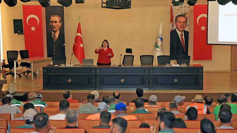 Talas Belediyesi personeline 'KKKA ve Sağlıklı Yaşam' eğitimi