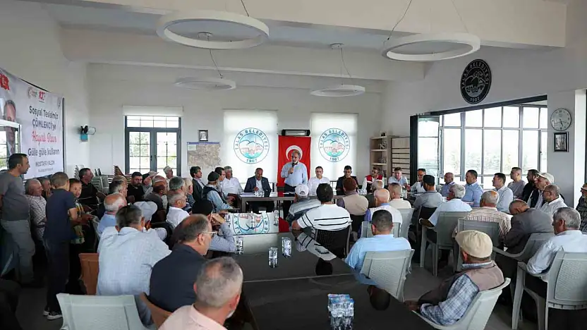 Talas İlçe Tarım ve Orman Müdürü Sağnak: 'Yalçın Başkan ziraat odasından daha fazla hizmet üretiyor'