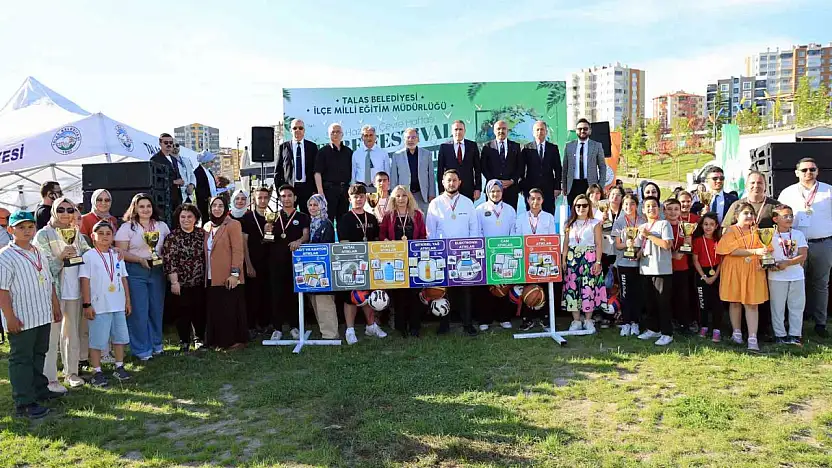 Talas'ta çevre bilinci sanatla buluştu, öğrenciler ödüllerine kavuştu