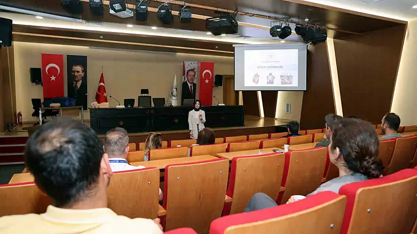 Talas'ta personele ilk yardım eğitimi