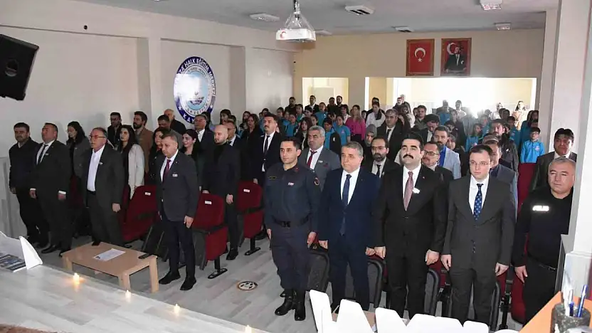 Tomarza'da İstiklâl Marşı'nın Kabulü'nün yıldönümü kutlandı