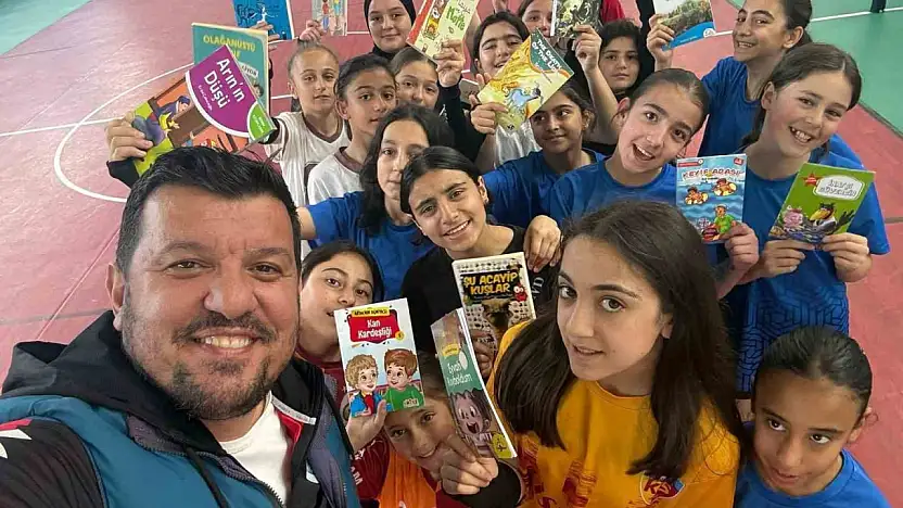 Tomarza'da spor ve kitap bir arada