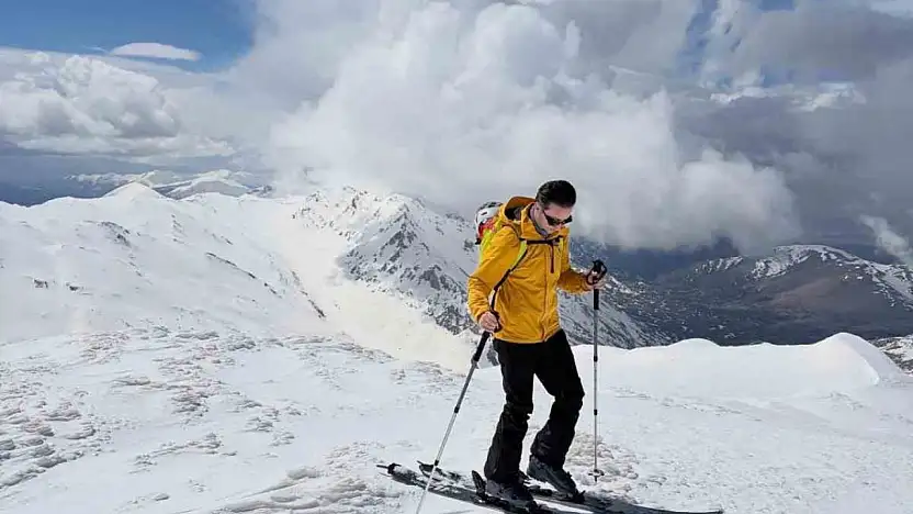 Tomarza'da yeni kayak rotası keşfedildi