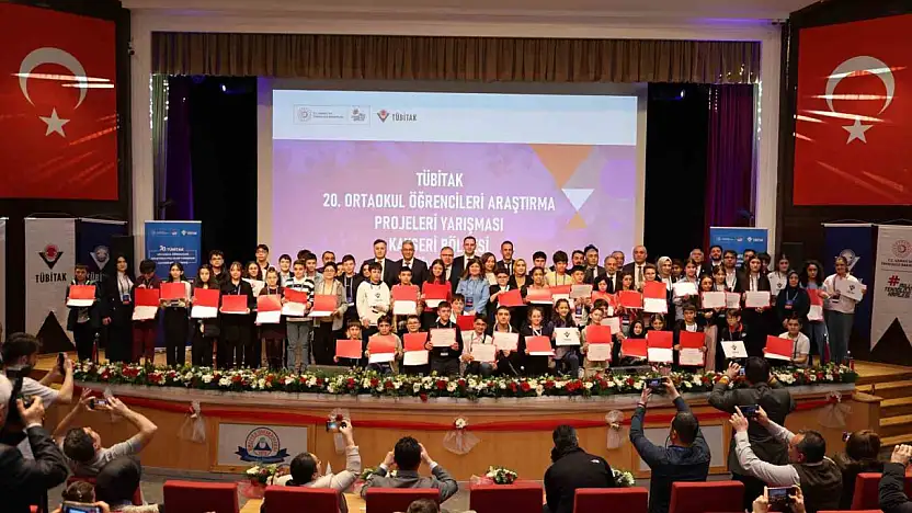 TÜBİTAK Ortaokul Öğrencileri Araştırma Projeleri Kayseri Bölge Yarışması'nı kazananlar belli oldu