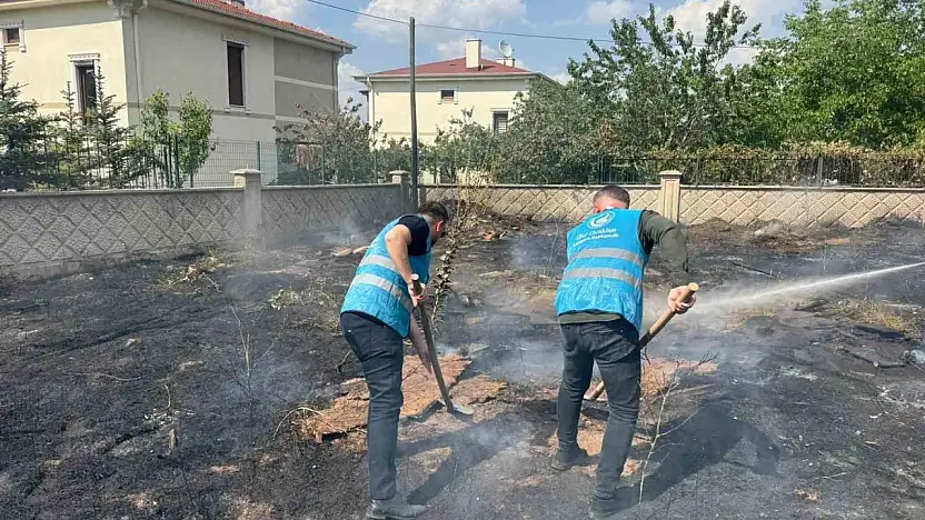 Ülkü Ocakları Kayseri İl Başkanlığı'ndan yangın duyarlılığı