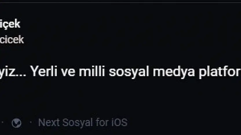 Vali Çiçek yerli ve milli platformda