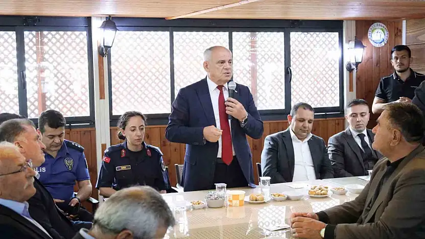 Yahyalı'da bayramlaşma töreni düzenlendi